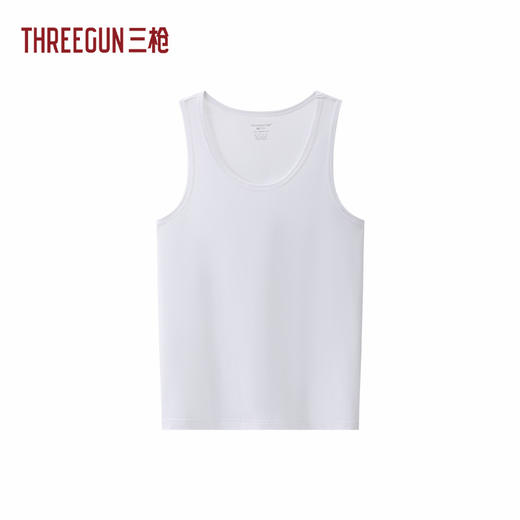Threegun三枪 冰泉沁爽棉圆领男背心-T30069A01 商品图1