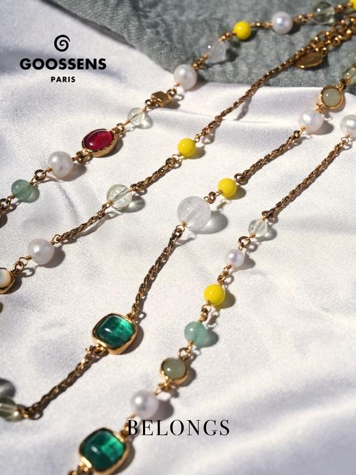 北京仓｜Goossens Paris-Lagune-多宝 岩石水晶 长项链［法国设计师］ 商品图1