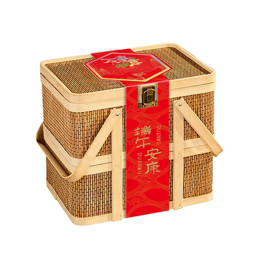 五芳斋万事粽意双层竹篮礼盒2540g【金榜高粽】 商品图0