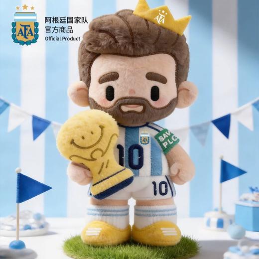 FIFA 世界杯 阿根廷国家队 35CM毛绒公仔 梅西 卡通公仔毛绒周边梅西纪念品 商品图2