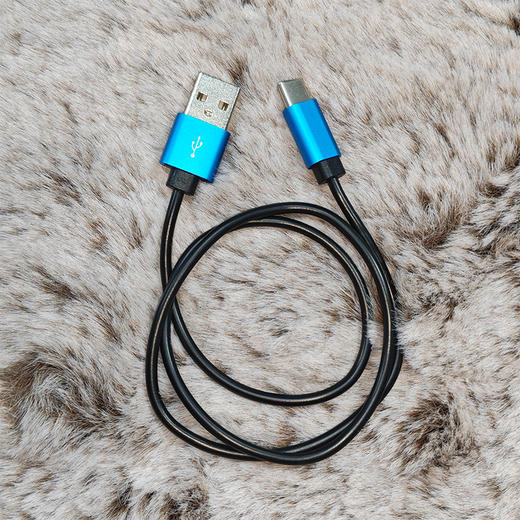 日本 急速充电 Tpye-C铝制插头数据线 USB2.0 支持3A充电 长50cm 黑色 商品图4