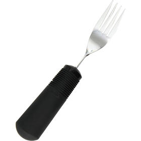 美国 Norco Big-Grips不锈钢叉子 水果沙拉牛扒餐具 舒适防滑  长20CM 黑色