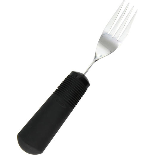 美国 Norco Big-Grips不锈钢叉子 水果沙拉牛扒餐具 舒适防滑  长20CM 黑色 商品图0