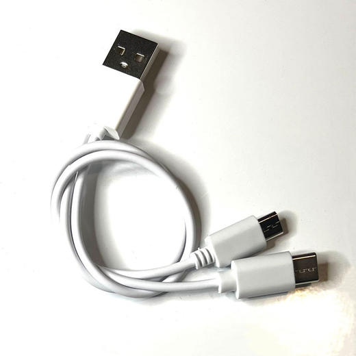 日本 急速充电Tpye-C+Micro-USB 双插口数据线 支持2个3.0A输出 USB插头 长20cm 商品图1
