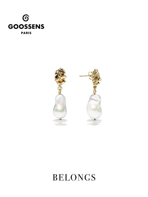 北京仓｜Goossens Paris-RIVIERA-巴洛克珍珠 耳钉［法国设计师］ 商品图2