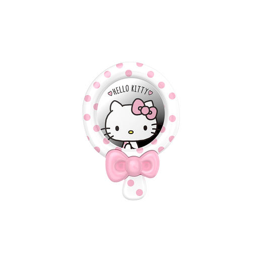 【爱美大明星】Hello Kitty 美妆镜 泡泡骚 x Hello Kitty合作系列 POPGRIP泡泡骚手机粘贴式气囊支架 Popout异形系列 粉白 波点 商品图2