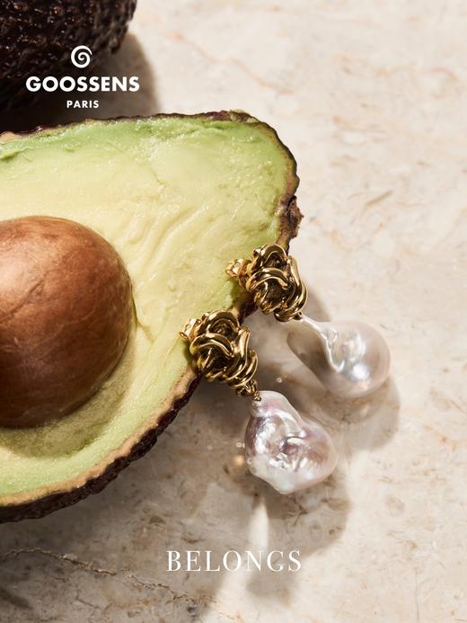 北京仓｜Goossens Paris-RIVIERA-巴洛克珍珠 耳钉［法国设计师］ 商品图1