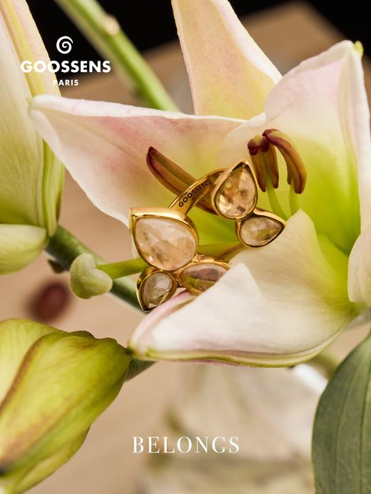 北京仓｜Goossens Paris-Cachemire-5颗水晶 戒指［法国设计师］ 商品图2