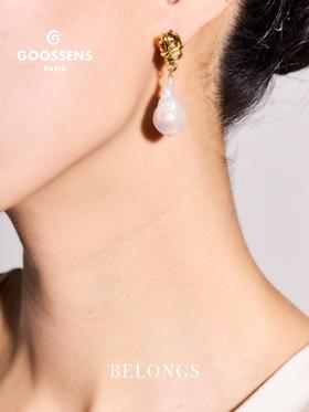 北京仓｜Goossens Paris-RIVIERA-巴洛克珍珠 耳钉［法国设计师］