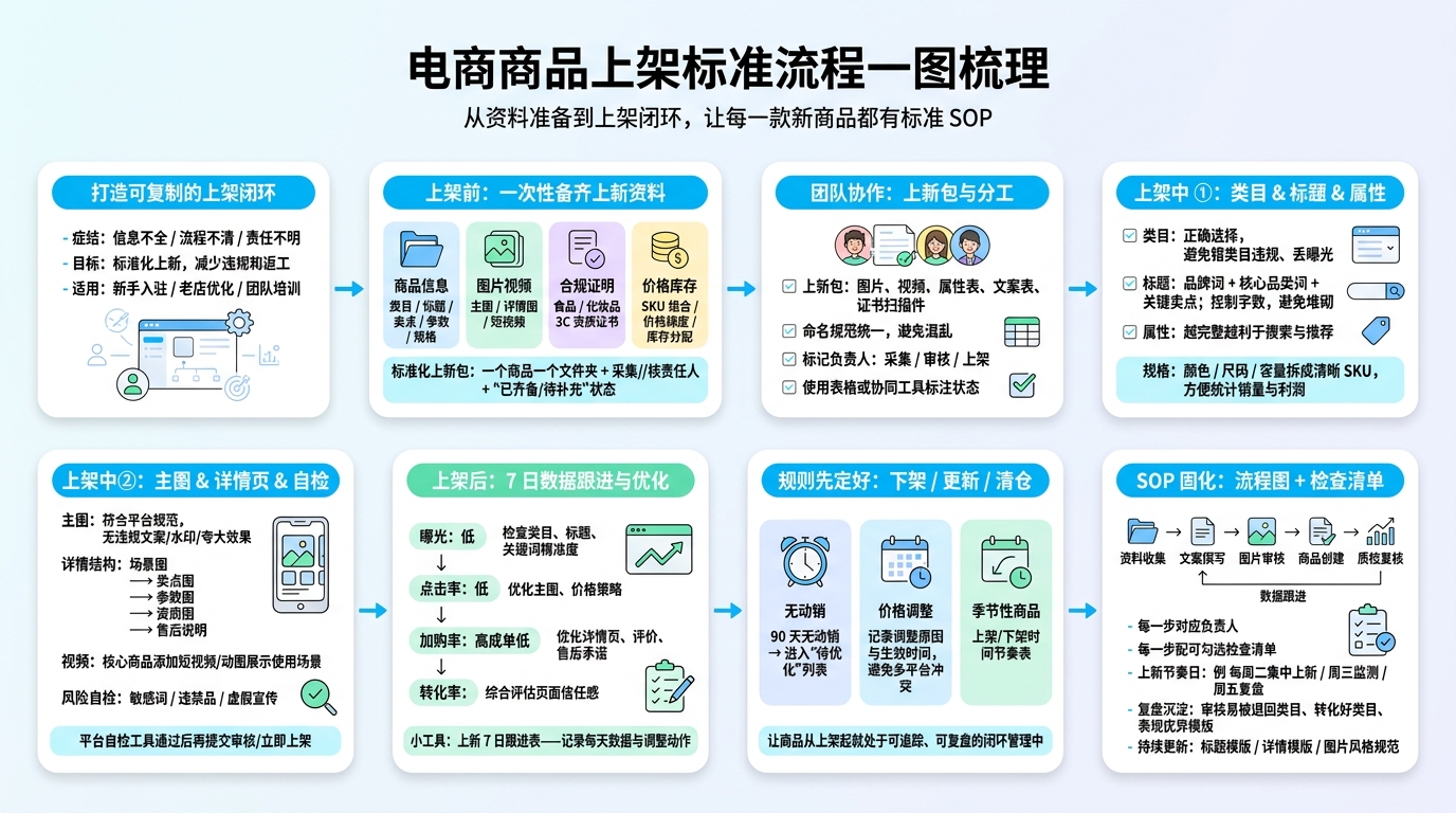 上架前要准备什么资料更高效？  