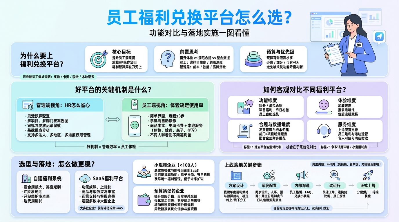 选福利兑换平台前要想清什么？