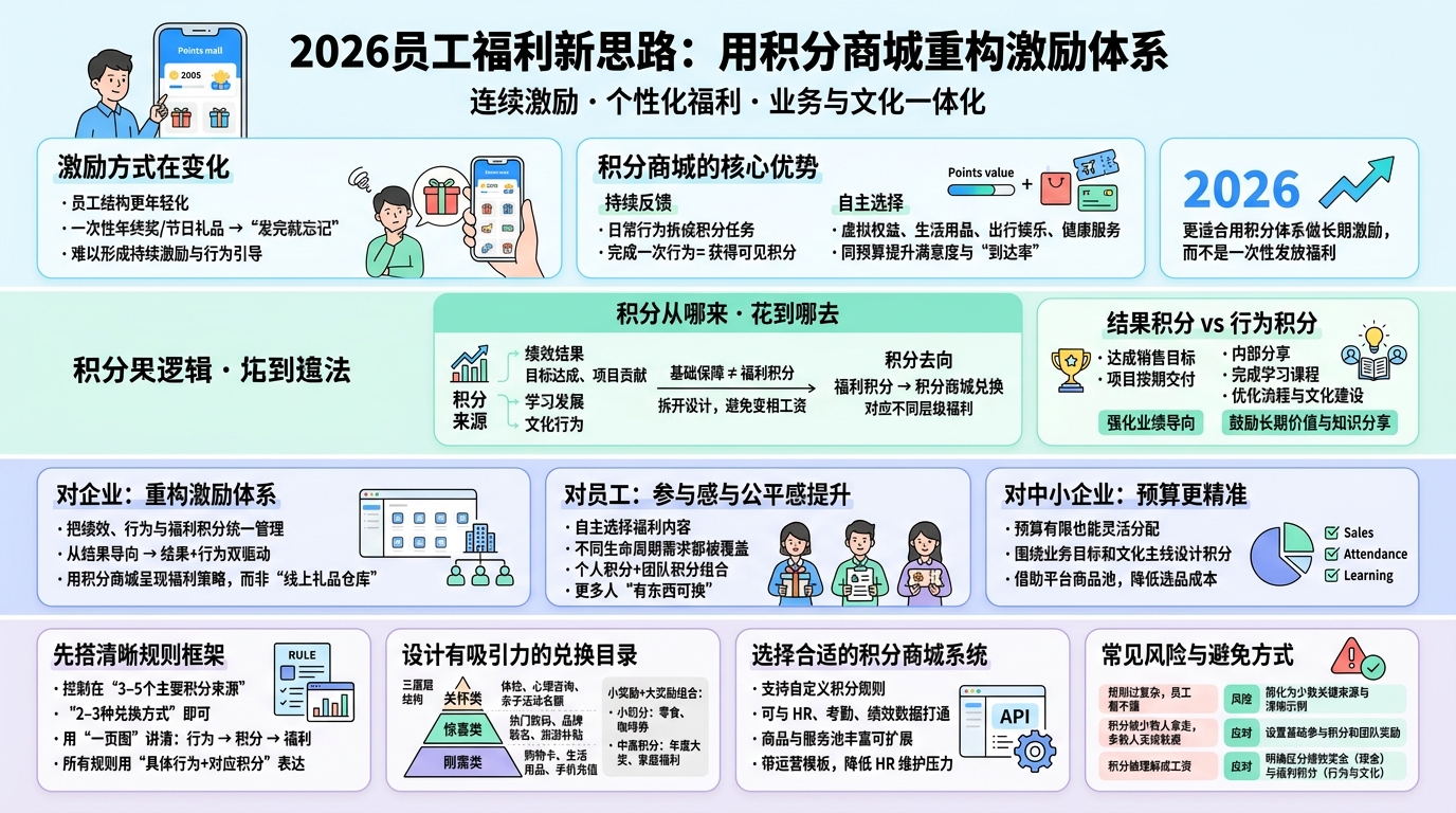 为什么2026企业更适合用积分商城做福利  