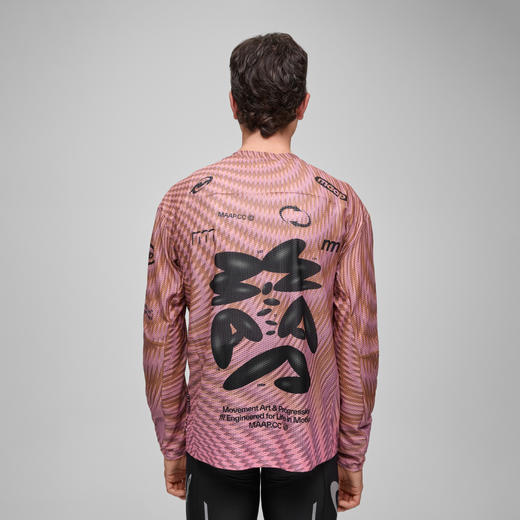 MAAP 男女同款 SPECTRUM系列 Air Mesh LS Tee 长袖网眼T恤 幻影棕 商品图2