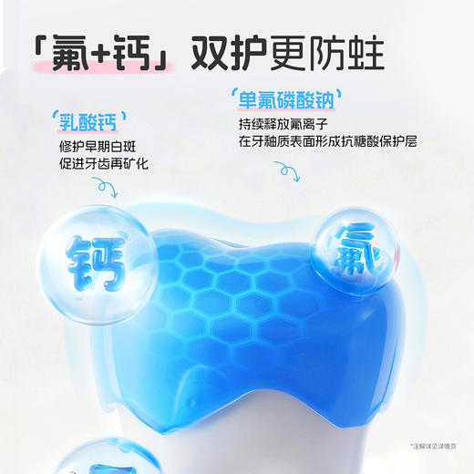 【专属福利】袋鼠妈妈儿童抗糖酸防蛀牙膏 60g*2支（牛奶草莓味+爆汁蜜桃味） 商品图1