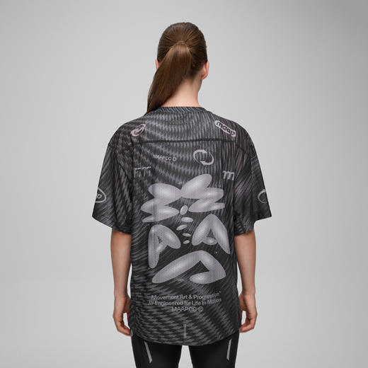 MAAP 男女同款 SPECTRUM系列 Air Mesh Tee 短袖网眼T恤 碳黑色 商品图2