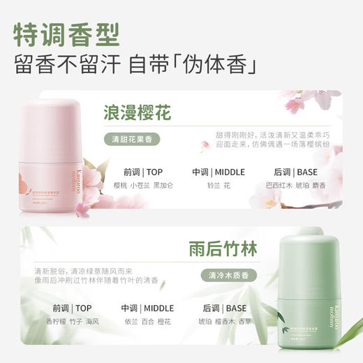 严选 | 袋鼠妈妈爽身香体露 雨后竹林/浪漫樱花 30ml/瓶 商品图6