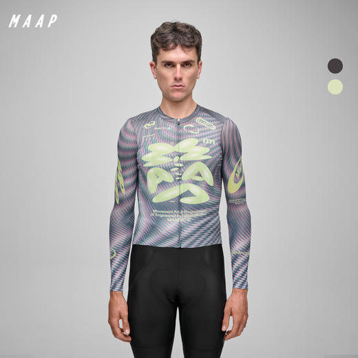 MAAP 男士 SPECTRUM系列 Pro Air LS Jersey 3.0 长袖骑行服 全息绿 商品图0