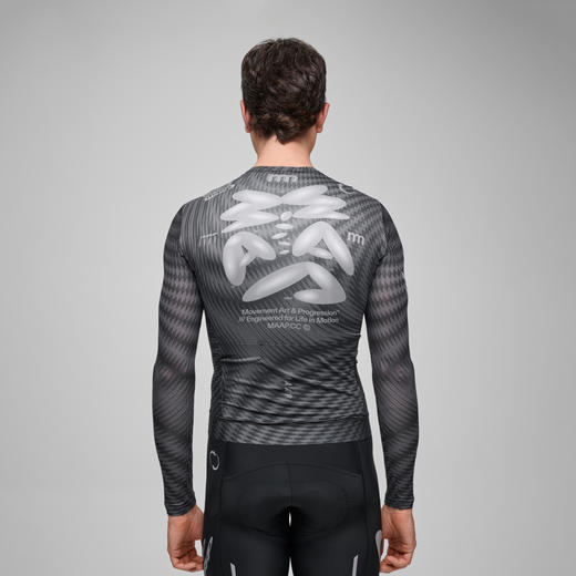 MAAP 男士 SPECTRUM系列 Pro Air LS Jersey 3.0 长袖骑行服 碳黑色 商品图1