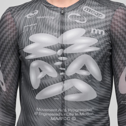 MAAP 男士 SPECTRUM系列 Pro Air LS Jersey 3.0 长袖骑行服 碳黑色 商品图3