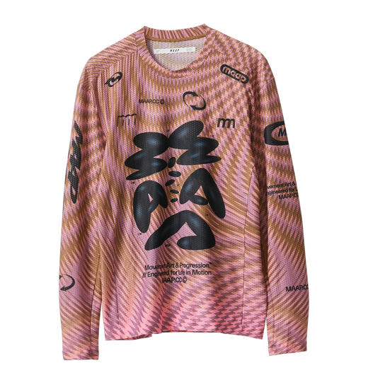 MAAP 男女同款 SPECTRUM系列 Air Mesh LS Tee 长袖网眼T恤 幻影棕 商品图4