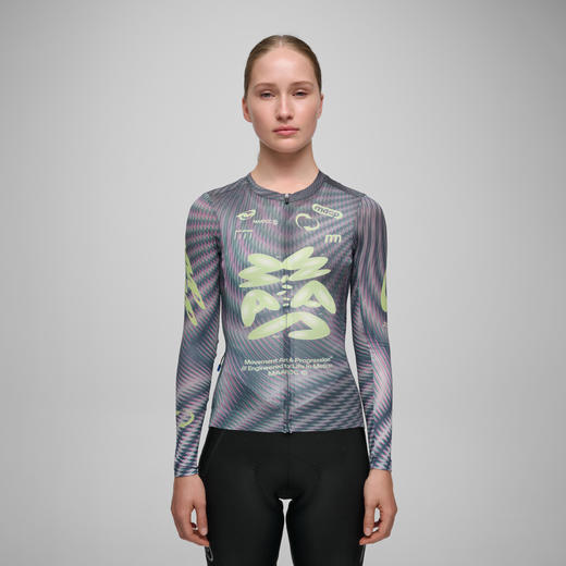 MAAP 女士 SPECTRUM系列 Pro Air LS Jersey 3.0 长袖骑行服 全息绿 商品图1
