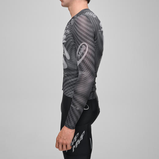 MAAP 男士 SPECTRUM系列 Pro Air LS Jersey 3.0 长袖骑行服 碳黑色 商品图2