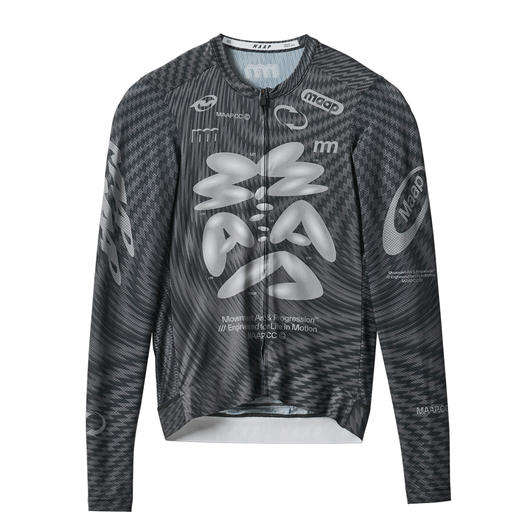 MAAP 男士 SPECTRUM系列 Pro Air LS Jersey 3.0 长袖骑行服 碳黑色 商品图4