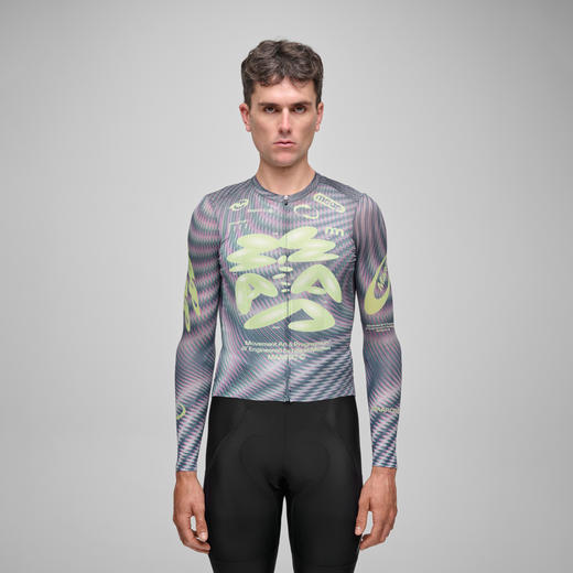 MAAP 男士 SPECTRUM系列 Pro Air LS Jersey 3.0 长袖骑行服 全息绿 商品图1