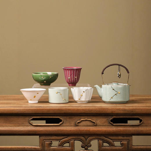 五大名窑套组功夫茶具主人杯套装 商品图1