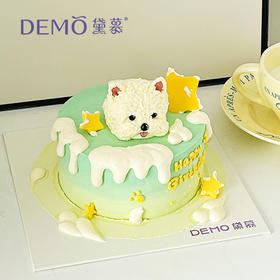 立体西高地·创意主题奶油蛋糕|Puppy cream cake
