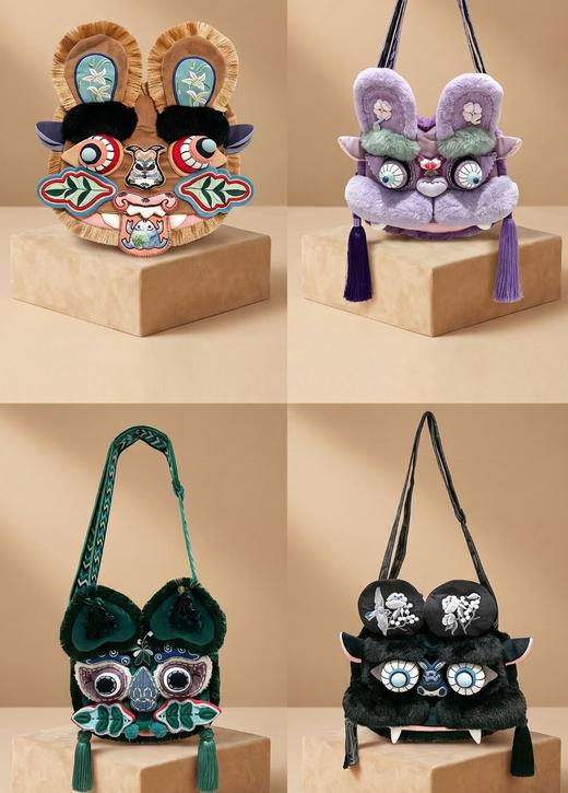 【马斯克儿子同款】国潮重工手作瑞兽包 预售60天发货 商品图3