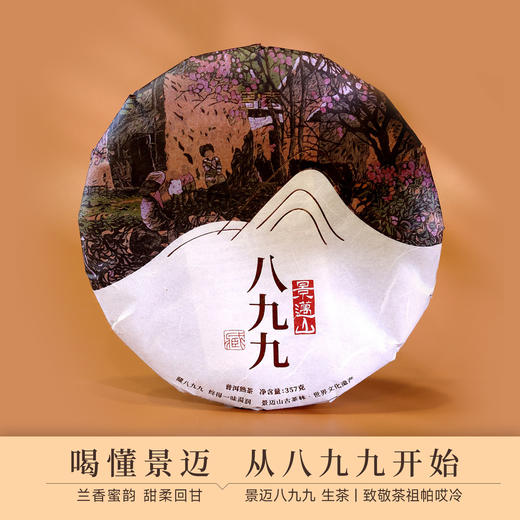 景迈八九九（熟）-2020-357克-普洱熟茶 商品图0