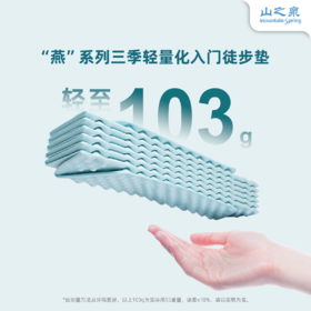 山之泉燕系列轻量化徒步露营野营折叠蛋巢垫帐篷地布防潮垫