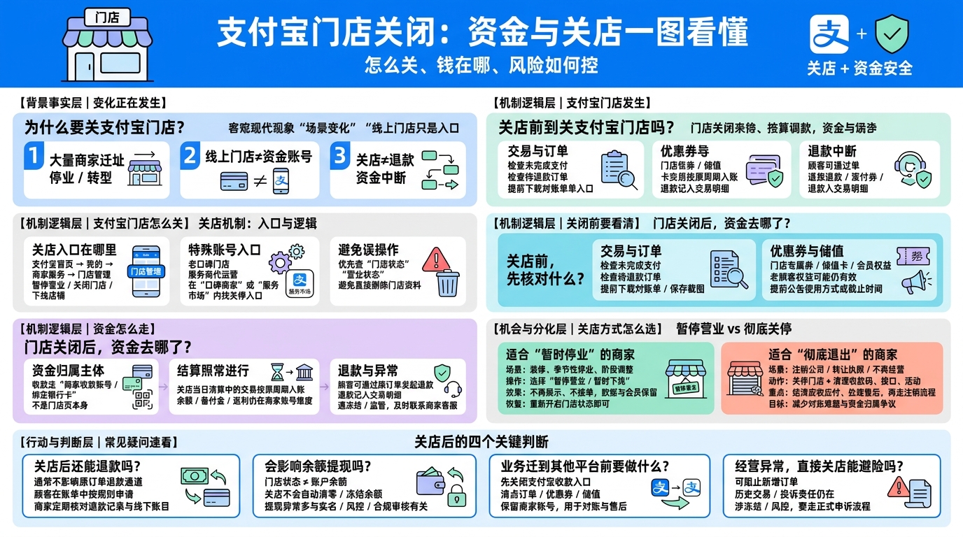 一、在哪里关闭支付宝门店页？