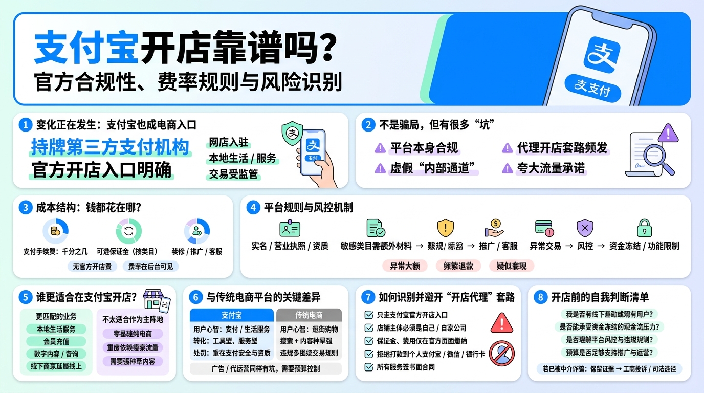 支付宝开店是不是骗局？平台到底有多靠谱