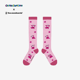 25/26Gee snowboard雪袜 蜡笔小新 鳄鱼袜