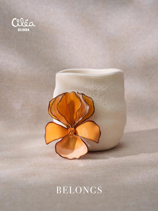 北京仓｜Cilea Bijoux-IVETTE-鸢尾 亮黄色 胸针［法国设计师］ 商品图1