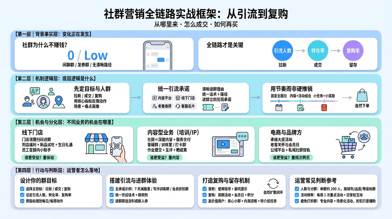 明确社群目标和人群画像，先把方向定清楚