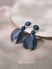 北京仓｜Cilea Bijoux-ISIDORE-鸢尾 藏青色 耳环［法国设计师］ 商品缩略图1