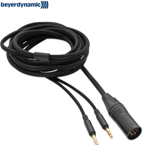 beyerdynamic拜雅/拜亚动力 3米 XLR4芯平衡口转高纯度7N单晶铜发烧级耳机线 韩国进口 商品图0