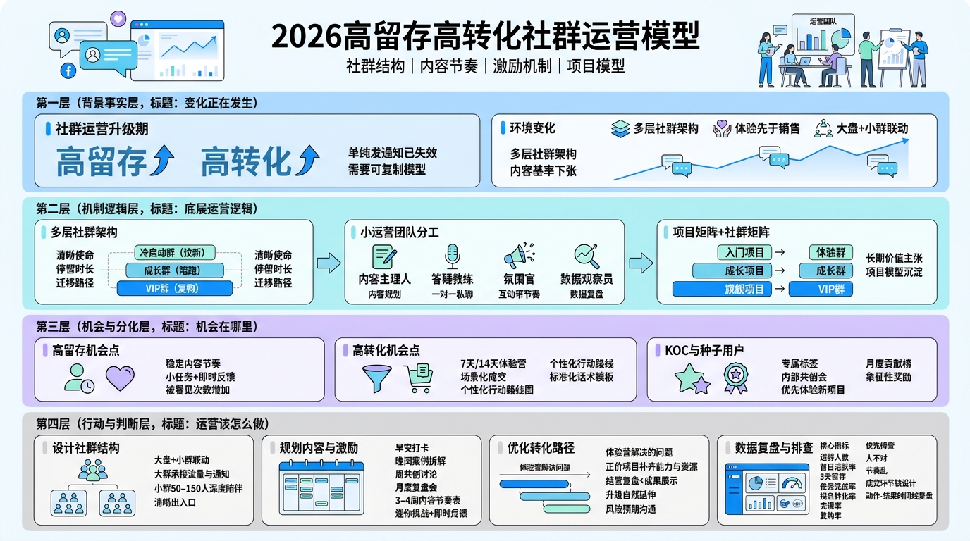 高留存社群应该怎么设计结构与角色分工