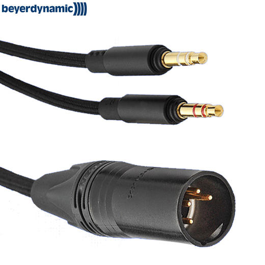 beyerdynamic拜雅/拜亚动力 3米 XLR4芯平衡口转高纯度7N单晶铜发烧级耳机线 韩国进口 商品图1