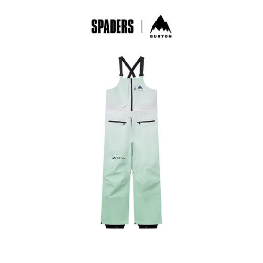 25/26BURTON雪服U OLLIE DRY RIDE 3L BIB BIRD-S EGG GREEN 商品图0