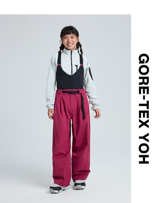 25/26BURTON雪服W CAVALRY GORE TEX YOH BIB BEAUJOLAIS 商品图1