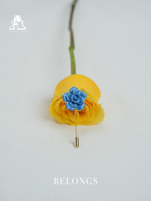 北京仓丨ANDRES GALLARDO-Rose-蓝玫瑰 胸针［西班牙设计师］ 商品图2