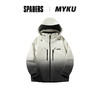 25/26MYKU雪服Arctic (极地) 2L加棉款滑雪服上衣渐变黑白 商品缩略图0
