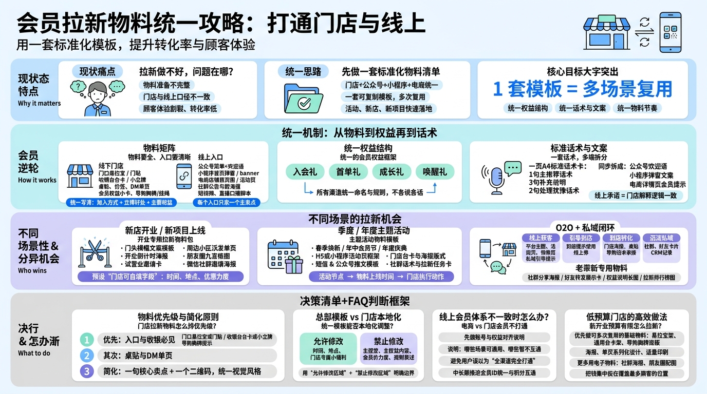会员拉新物料要准备哪些？