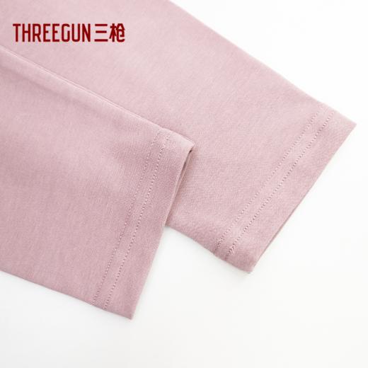 Threegun三枪 【抗菌棉】圆领印花女打底衫-24388A011 商品图5