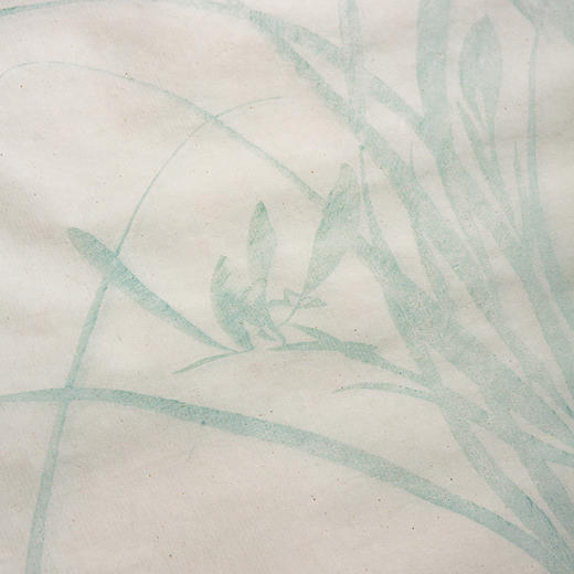 60-70年代上海朵云轩木版水印四尺长对开大画笺(色标:湖绿) 商品图7