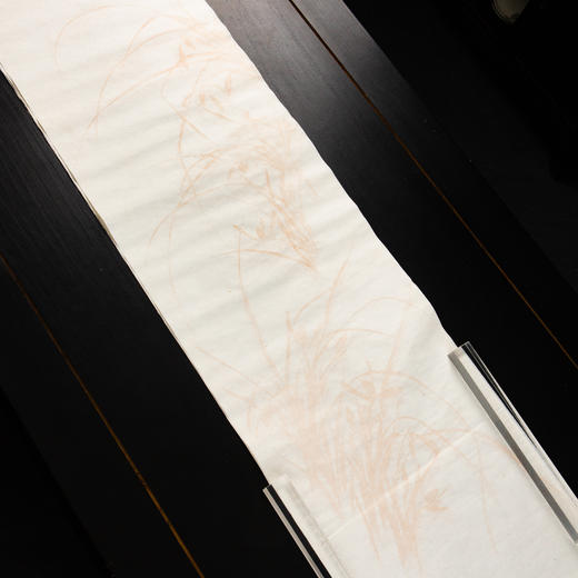 60-70年代上海朵云轩木版水印四尺长对开大画笺(色标:硃磦) 商品图3